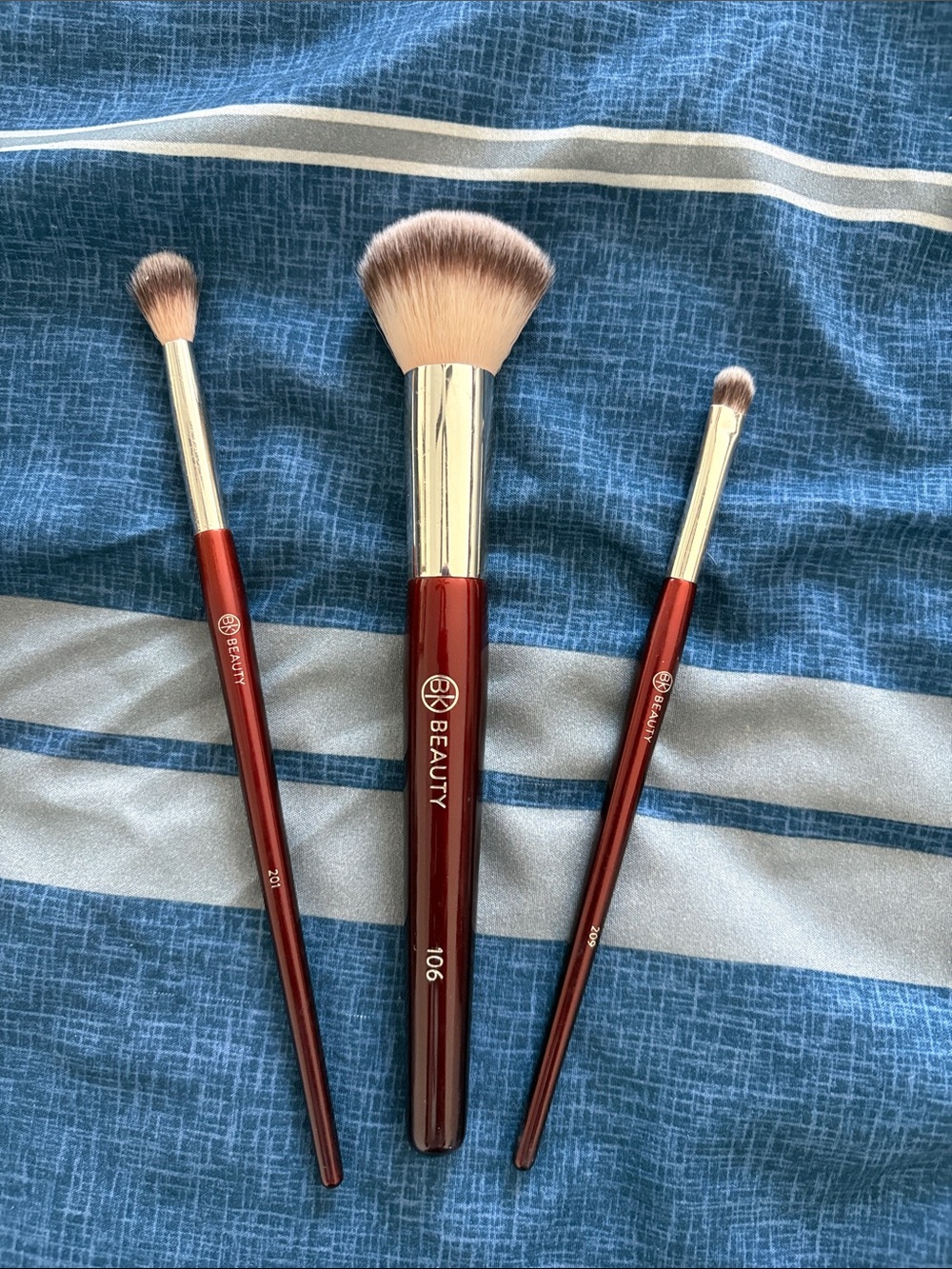 BK Beauty Brushes (106, 209, and 201)